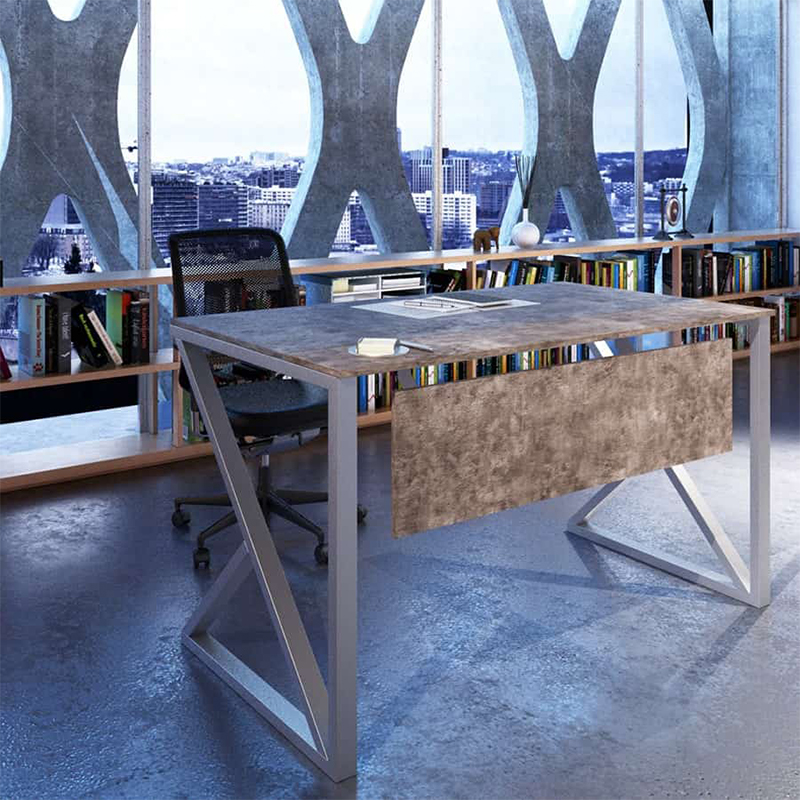 میز فلزی با طراحی مدرن